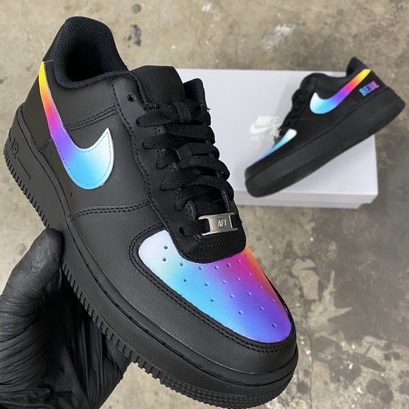 new rainbow nike shoes